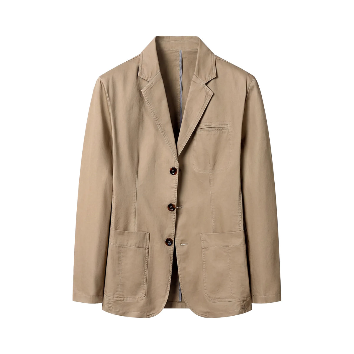 Unstructured Cotton Blazer for Men image 13