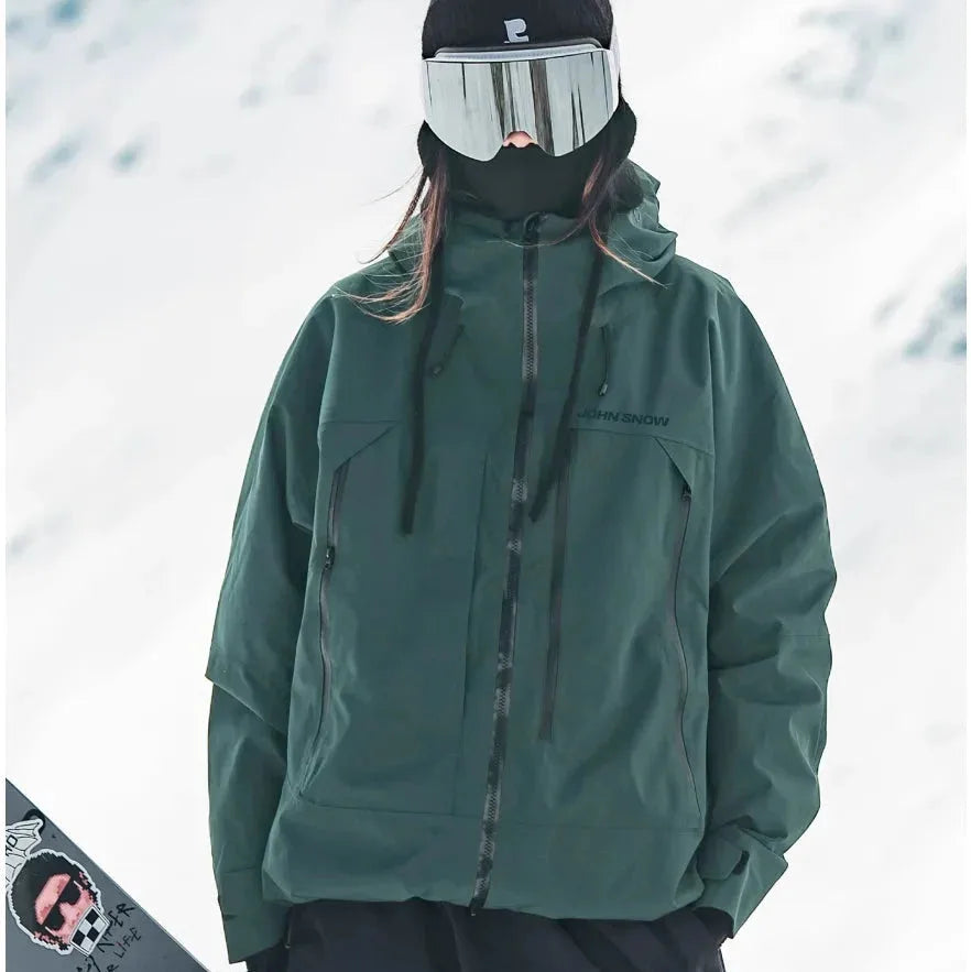 Waterproof Hooded Ski Jacket for Women image 11